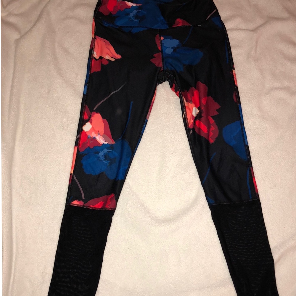 Floral Print Mesh Fabletics Leggings